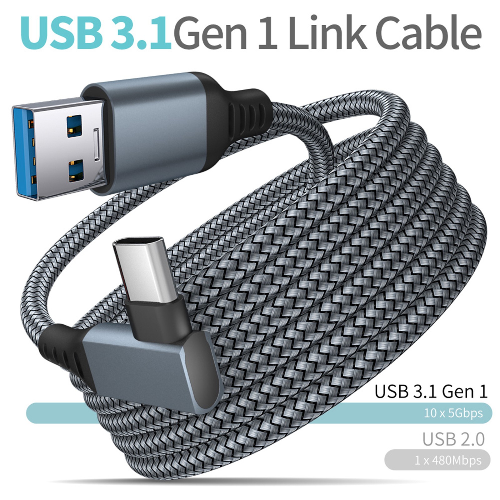VR Link Cable 5Gbps High-Speed Data Transfer Suitable For VR Virtual Realit SZKP