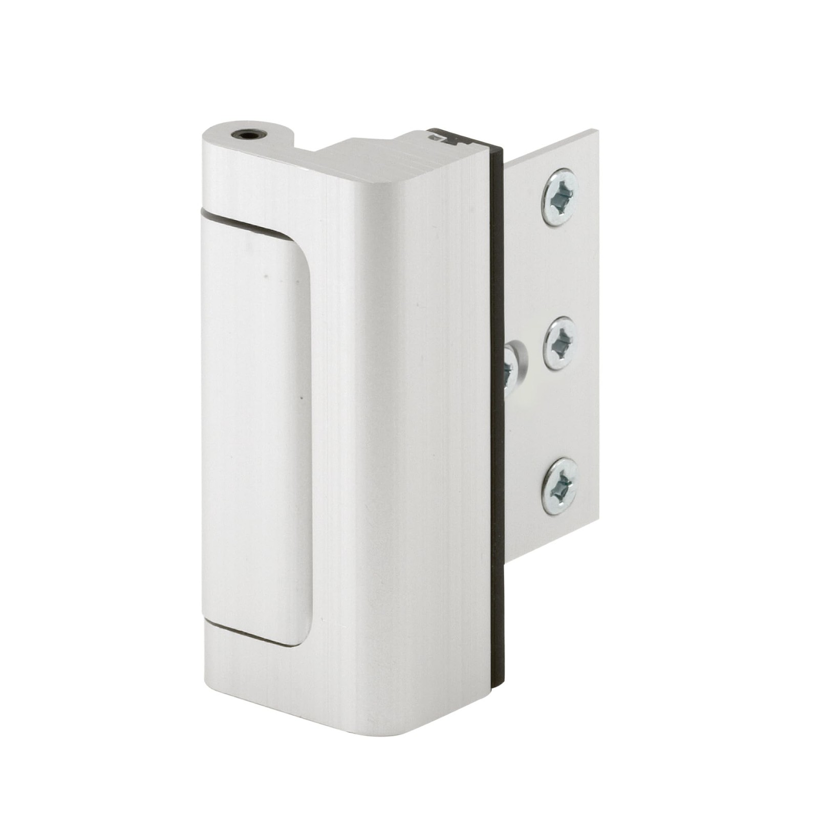 Prime-Line U 10827 Door Reinforcement Lock – Add Extra, 3 in., Satin Nickel