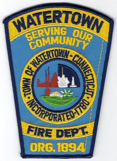 CONNECTICUT (Mis-Stitched) - Watertown Fire Dept. [Shoulder Patch]