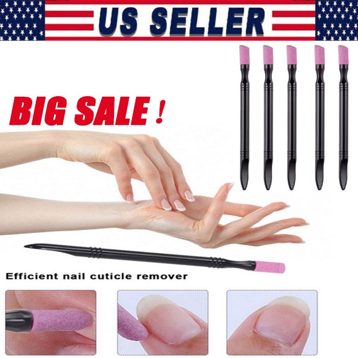 NEW Nail File Cuticle Stone Pusher Trimmer Nail Sanding Sticks Nail Buffing Tool