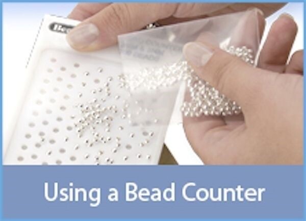 Bead Counter For Size 4-5mm 100 Bead Capacity to Organize Beads 1 Beadalon *