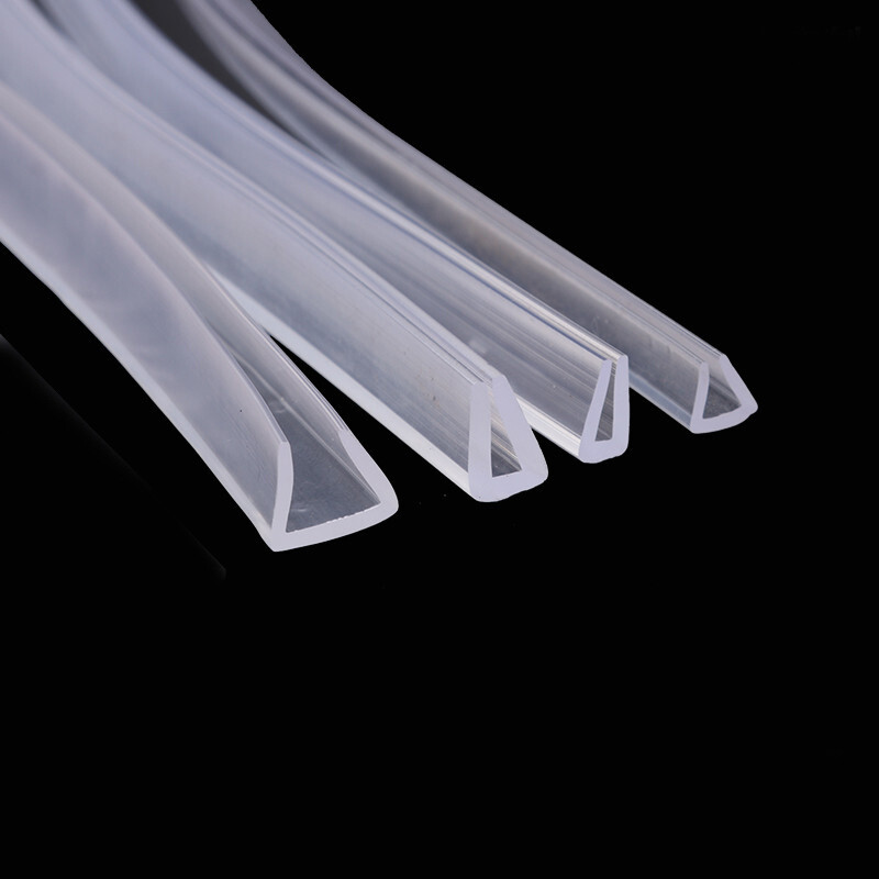 1 Meter PVC seal strip shower door and window glass edge trim glazing edge guard