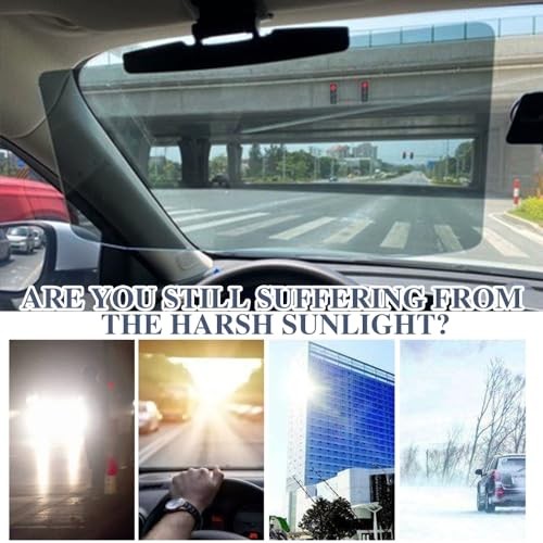 Car Sun Visor Extender, Sun Blocker, Clip on Car Windshield Visor 2PCS