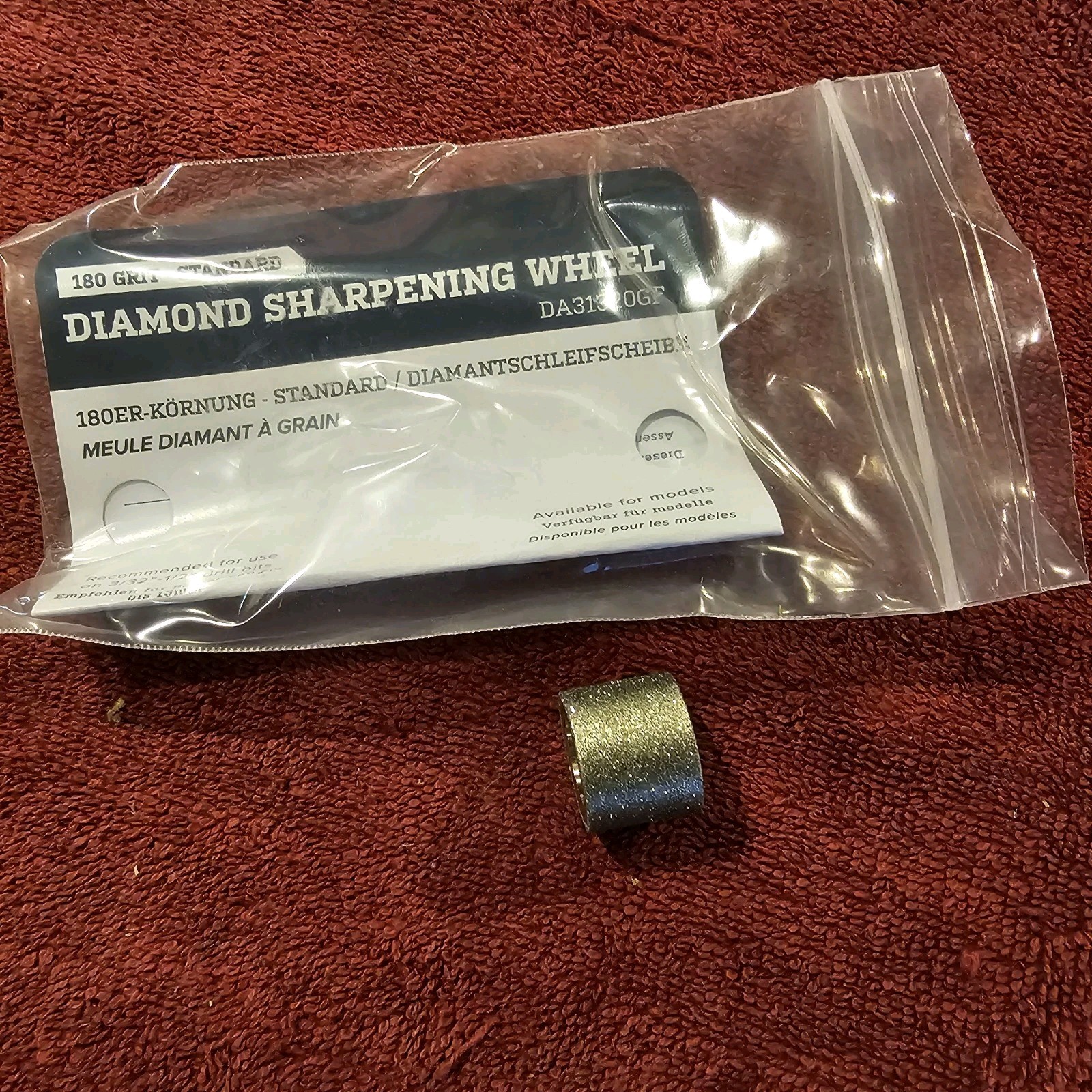 Drill Doctor DA31320GF 180 Grit Diamond Replacement Wheel for 350X, XP, 500X and