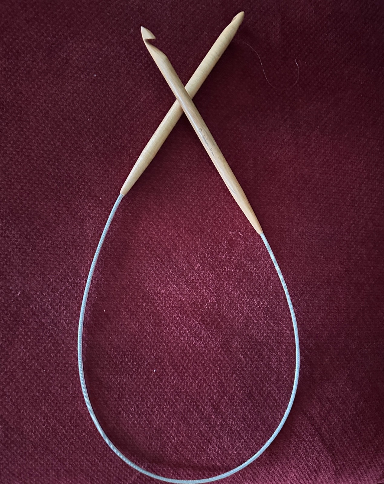 *RARE* Jenkins Circular Tunisian Crochet Hook Size N (11 mm)