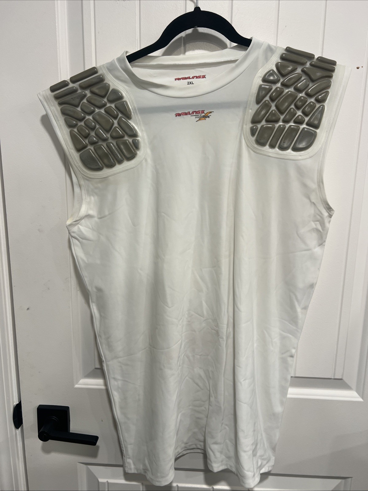 Rawlings Zoombang Compression Padded Shirt SZ XL Football Sports Tank top