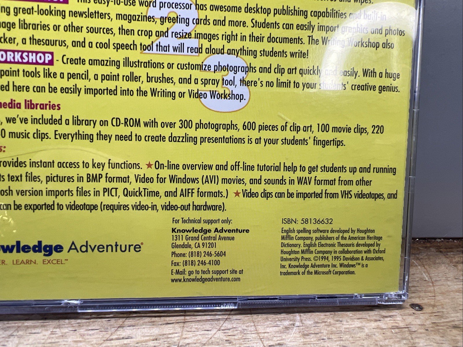 Multimedia Workshop (Ages 10+) (PC-CD, 1995) for Windows - CD Tested Works