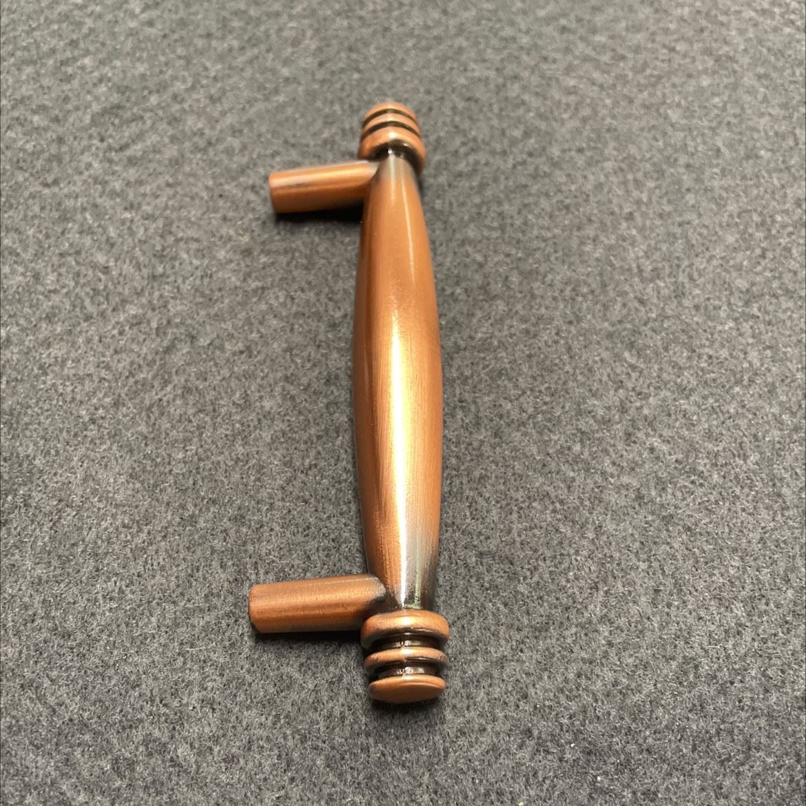 3" Domed Ringed Pull Antique Copper
