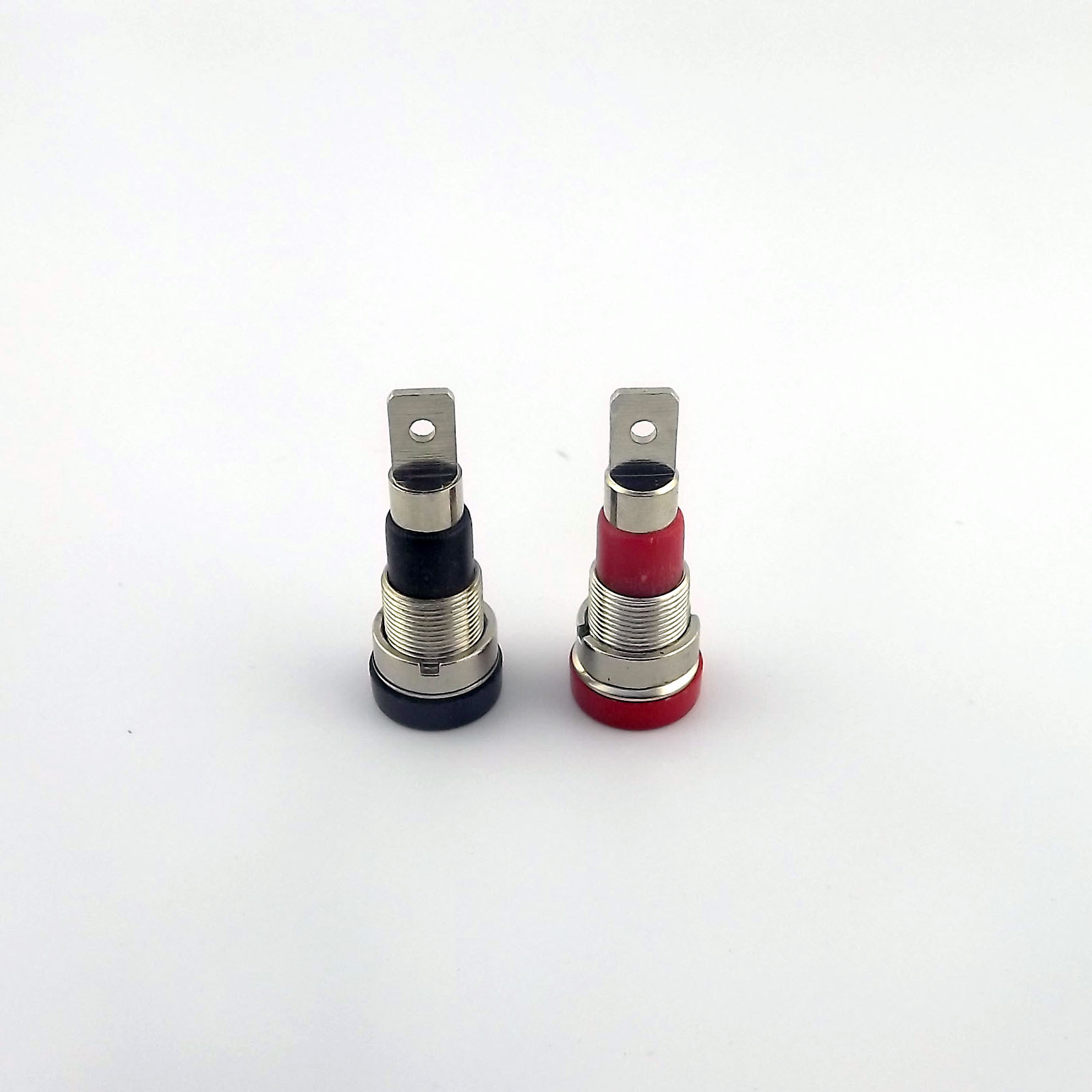 2x Multimeter Instrument 4mm Binding Post Banana Jack Panel Mount Test Probe R&B