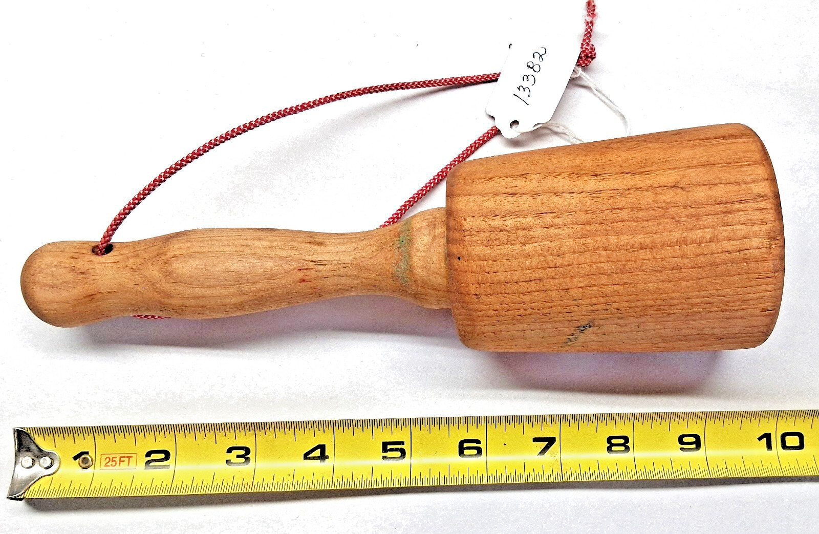 Mallet, Vintage Woodworkers / Carvers Wooden Mallet,  1 lb., 7 Oz.,9-1/2 " Long