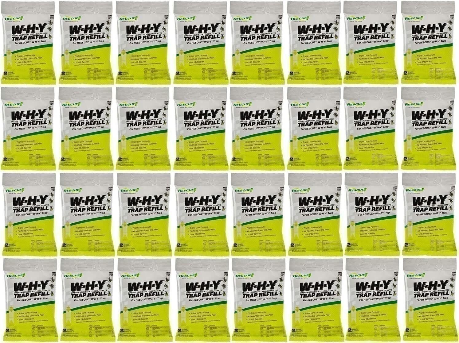 RESCUE! Non-Toxic Wasp, Hornet, Yellowjacket Trap (WHY Trap) Attractant...