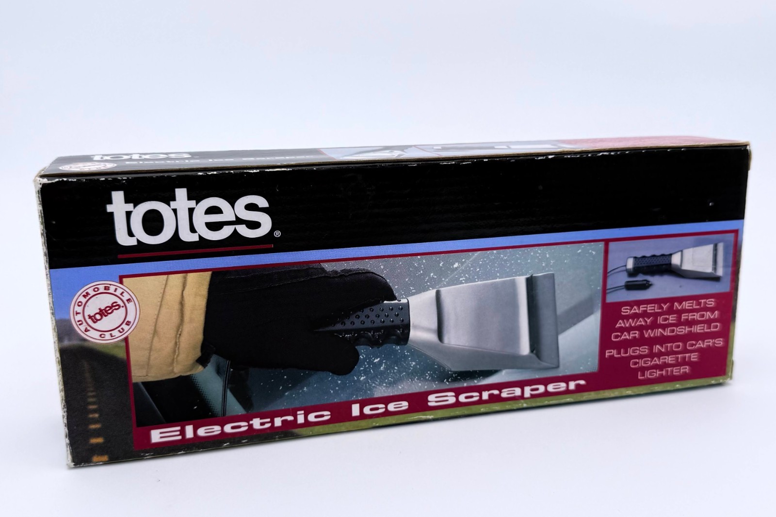 Totes Vintage Heated Electric Windshield Scraper Snow Ice Melter New in Box