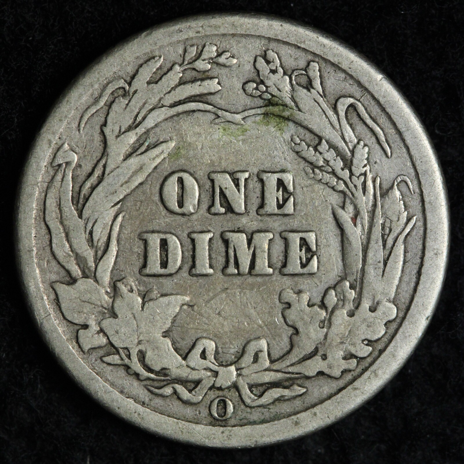 1907-O Barber Silver Dime FINE E329 DUCU
