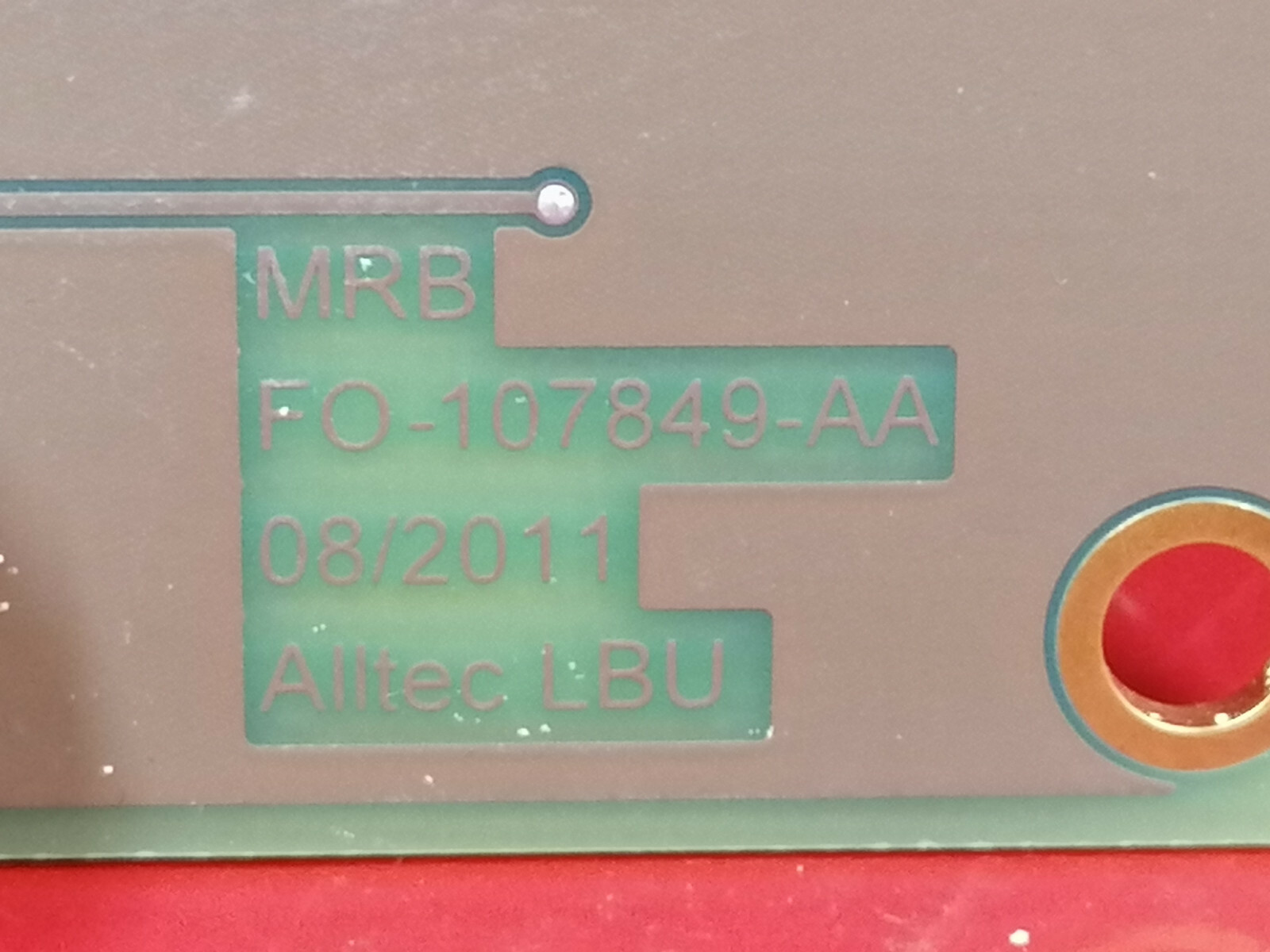 MRB FO-107849-AA 08/2011 Alltec LBU NEW