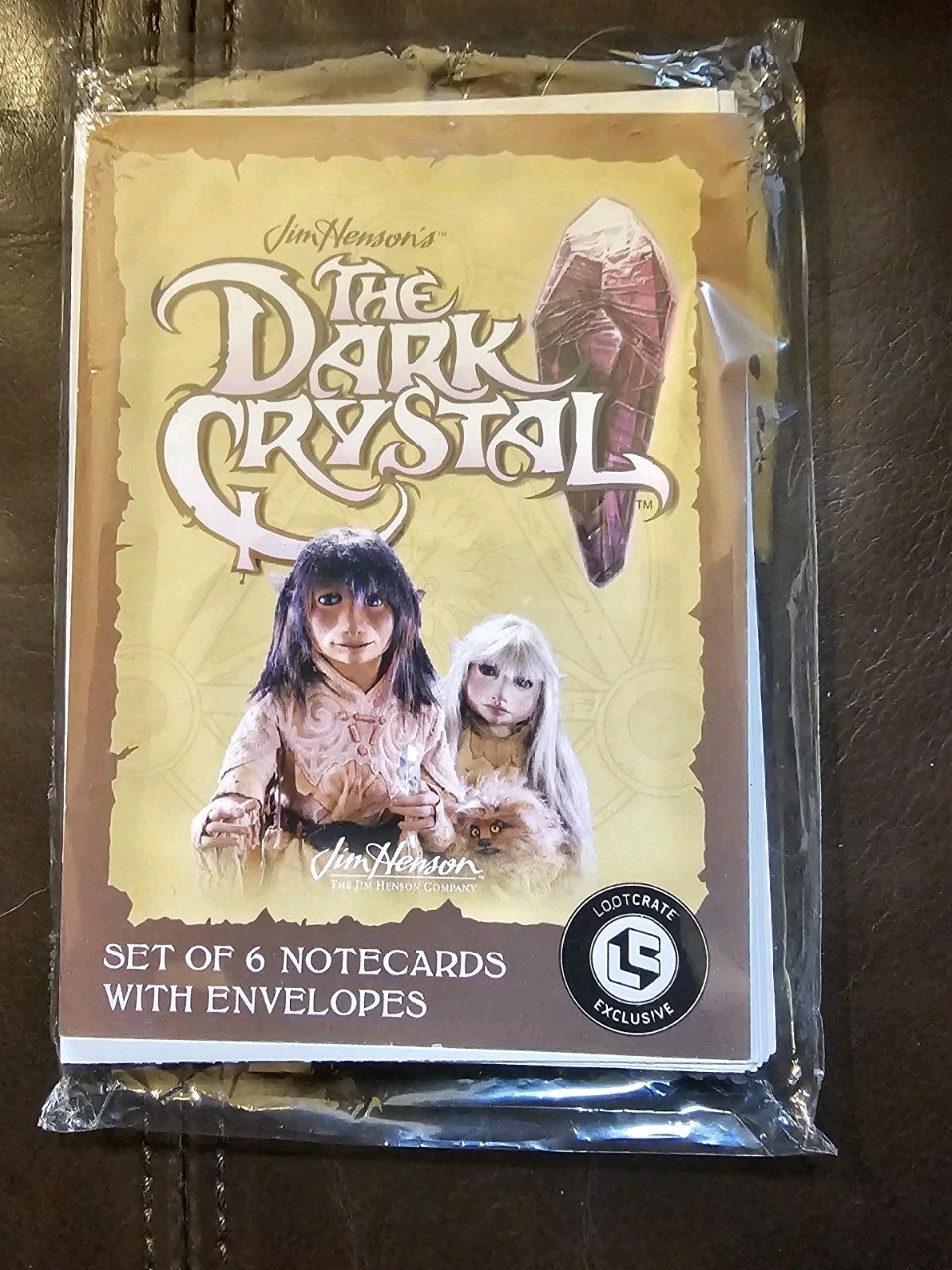 The Dark Crystal Set Of 6 Notecards & Envelopes Loot Crate Exclusive Brand New