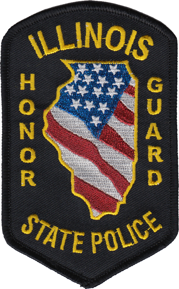 ILLINOIS STATE POLICE SHOULDER PATCH: Honor Guard