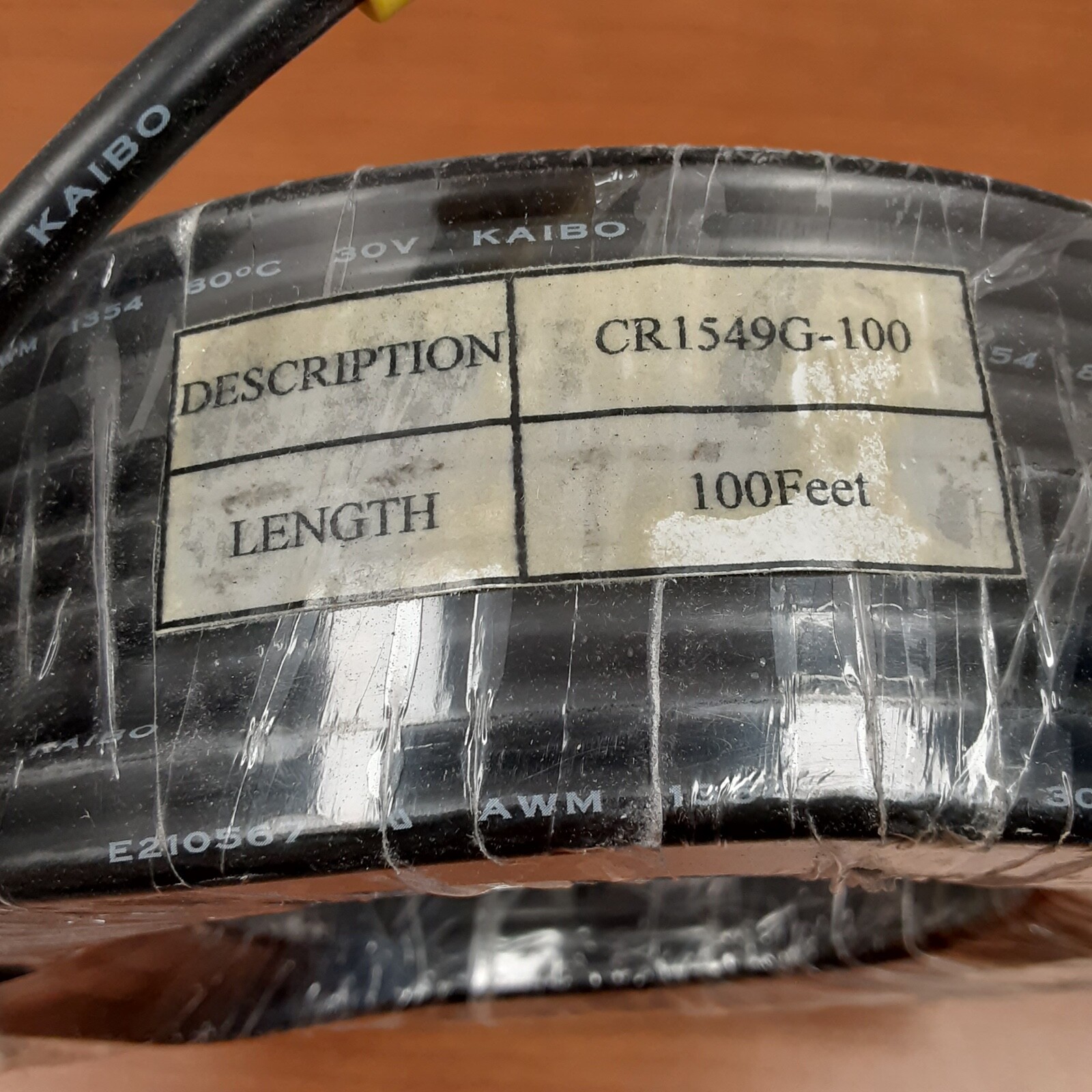Video Cable...100 feet With Gold Plated RCA Plug Ends...NEW!