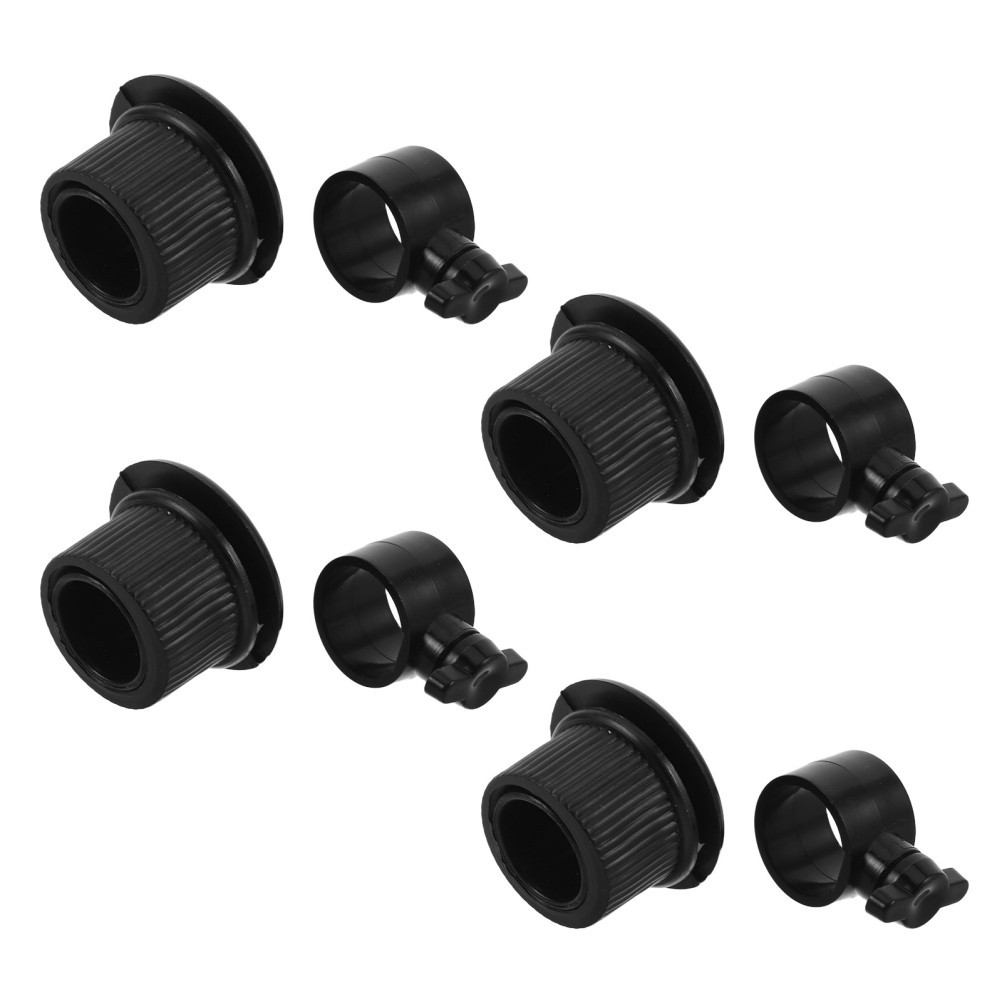 4 Pcs Display Jewelry Rack Fitting Rotating Plastic Threaded Accessory