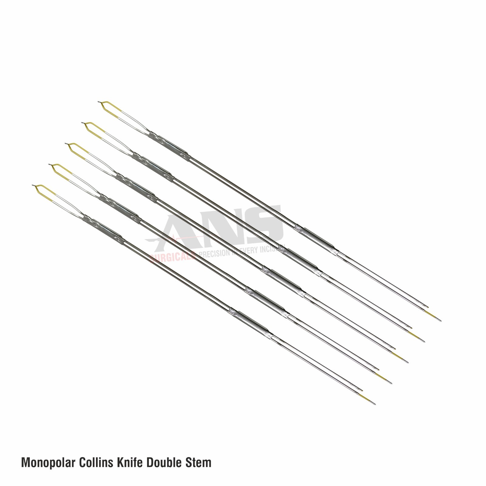 ANS MONOPOLAR COLLINS KNIFE DOUBLE STEM PACK OF 5