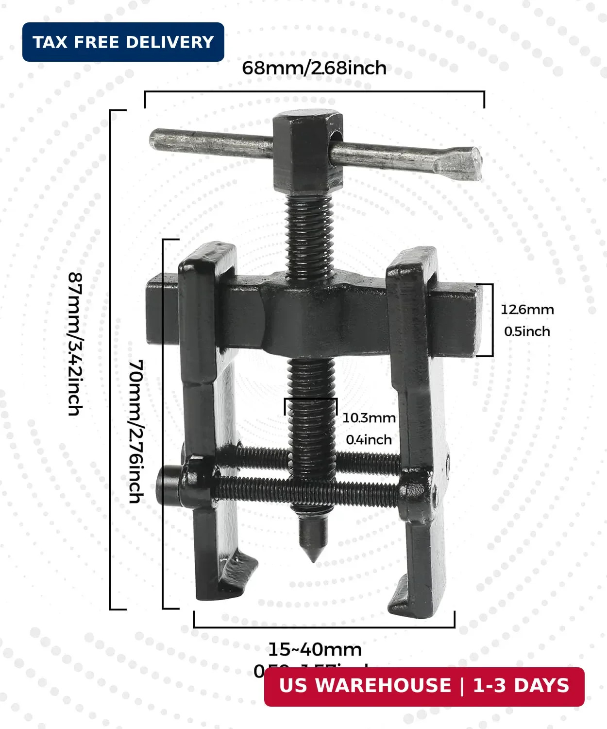 Bearing Puller,Puller Tool,Two Jaw Bearing Pullers,Car Accessories Small Bearing