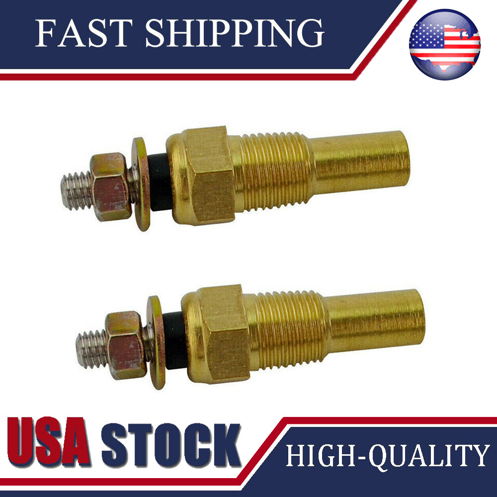 2pcs Water / Oil Temp Temperature 1/8 NPT Electrical Sender Sending Sensor Unit