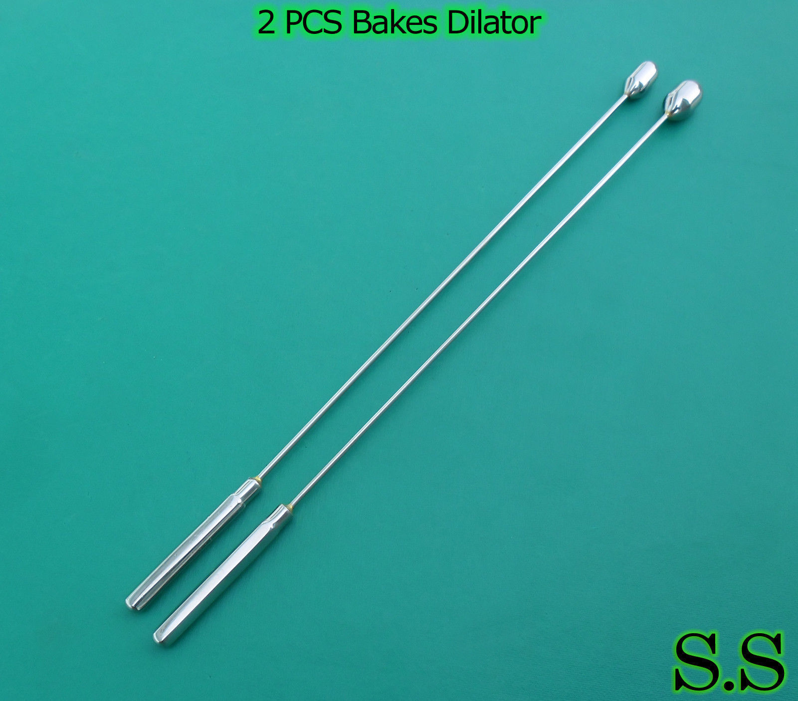 Two Pcs Bakes Rosebud Urethral Sounds 9MM & 11MM