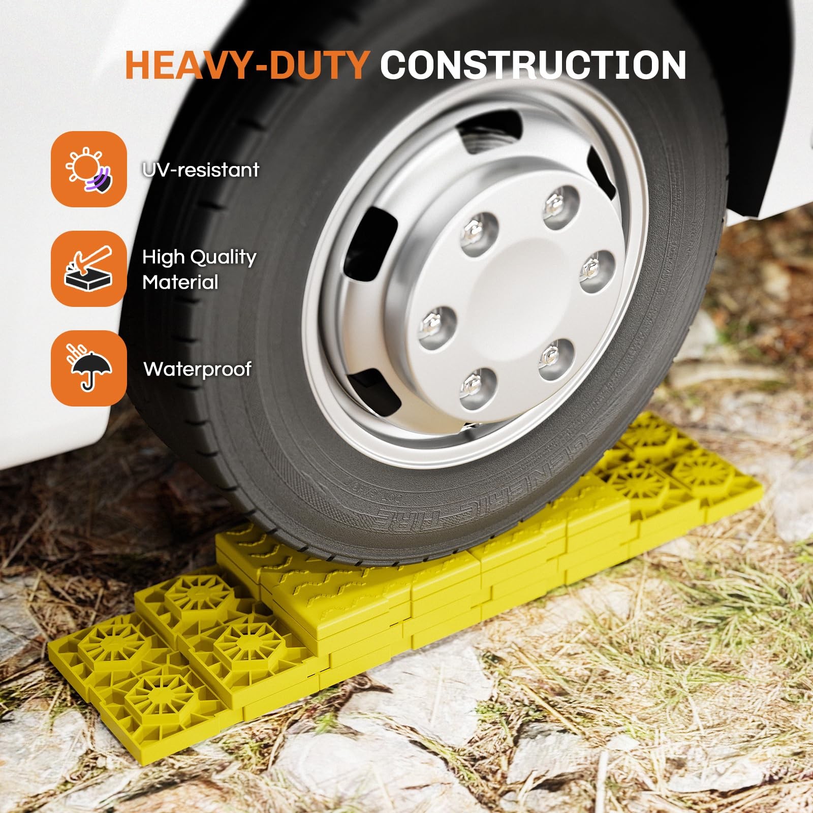 RV Leveling Blocks set 12 Pack Heavy Duty Camper Leveling System