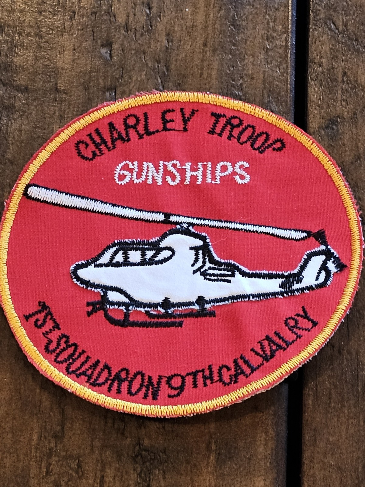 1960s Era US Army Vietnam Made 9th Air Cavalry Gunships  Patch L@@K!!!