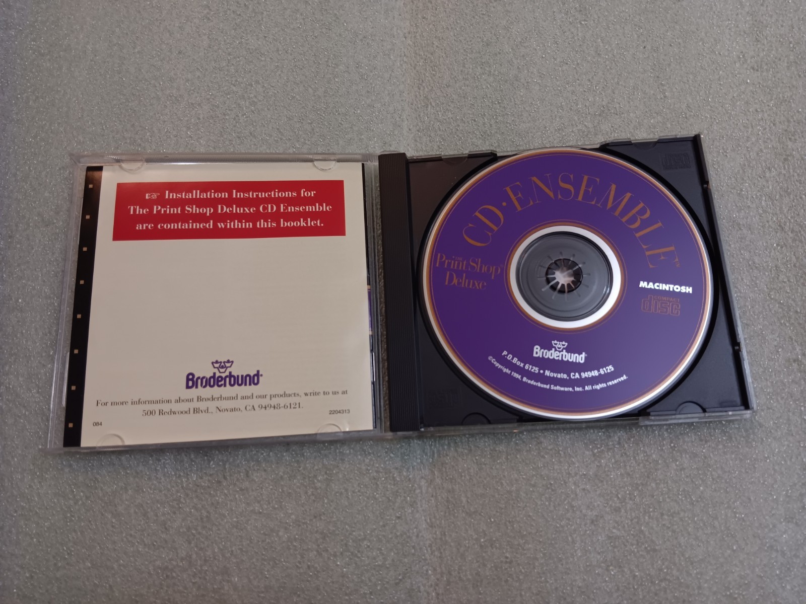 Print Shop Deluxe CD-ENSEMBLE, Create Greeting Cards Envelopes Certificates...