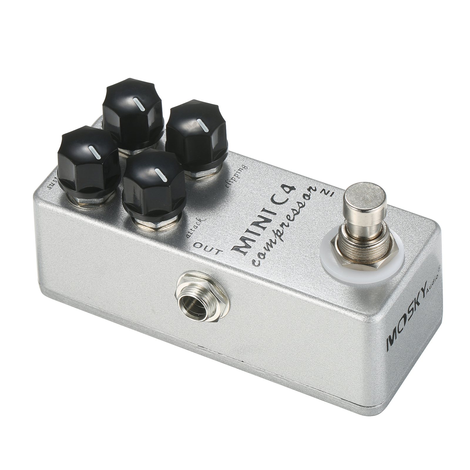 MOSKY  C4 Compressor Guitar Effect Pedal True Bypass I3K3