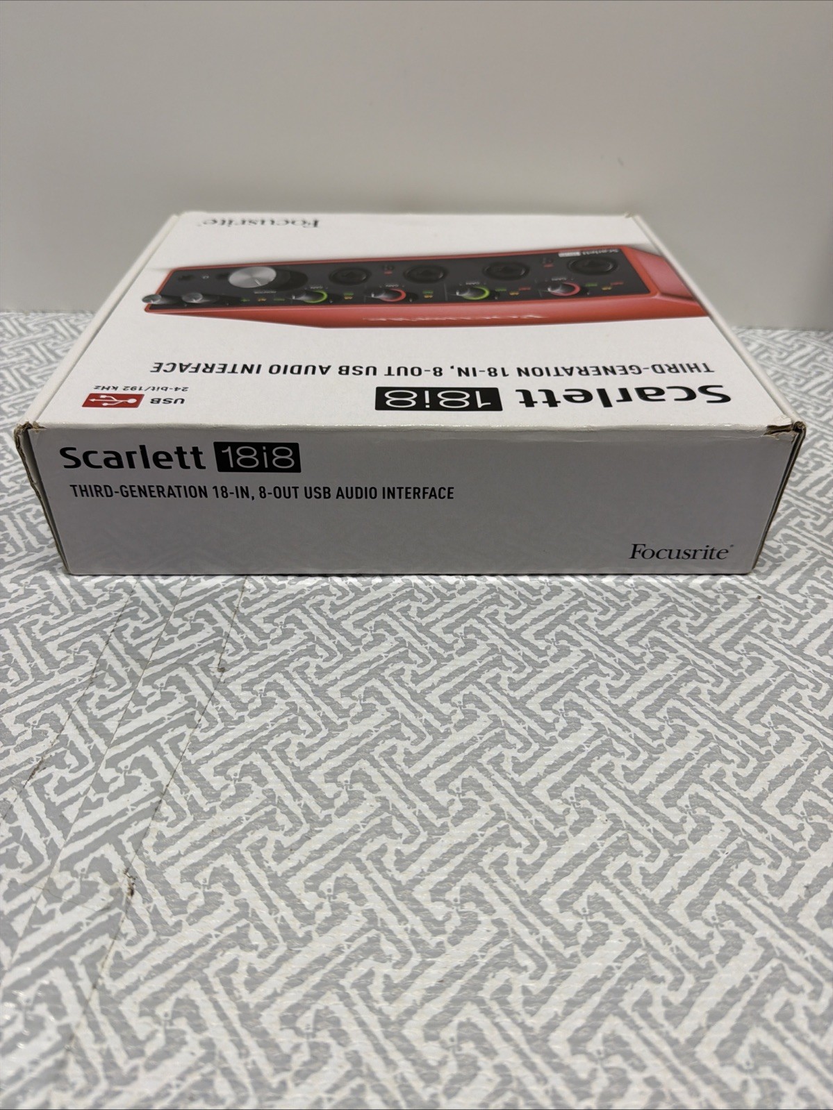 Focusrite Scarlett 18i8 (3rd Gen) USB Audio Interface - Complete Open Box CIB