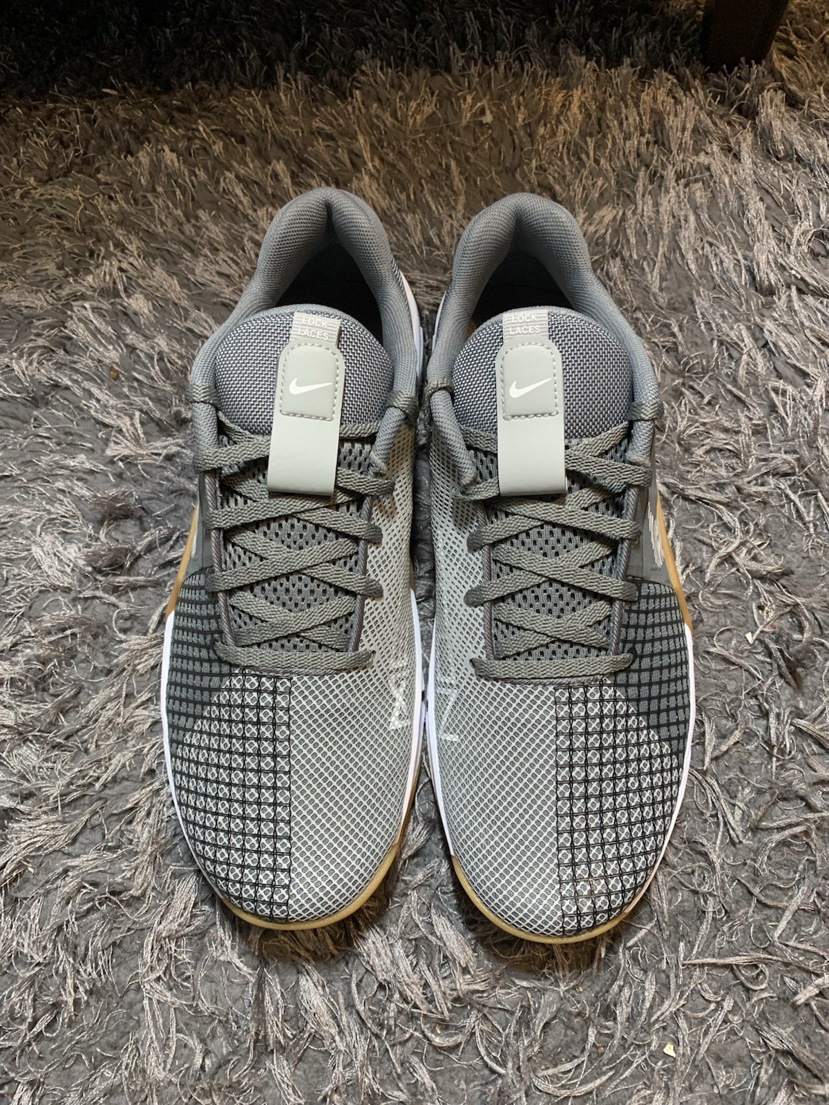 Nike Metcon 8 Smoke Grey White Gum Training Shoes DO9328-002 Men's Size 11.5