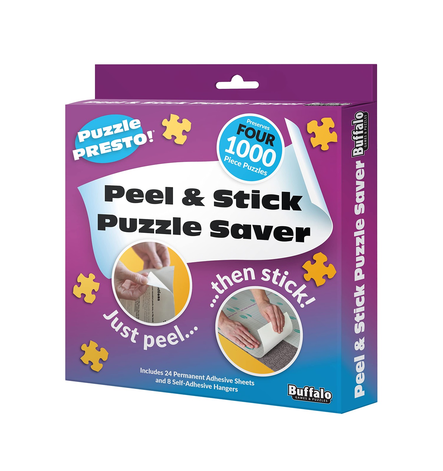 (4 Pack) Puzzle Presto! Peel & Stick Saver: The Original and Still 4, 24 Pack