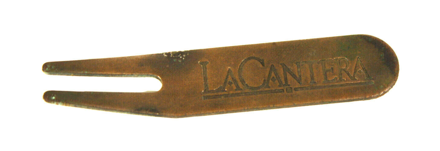 LaCantera Golf Divot Tool San Antonio Golf Course Souvenir Collectible Copper