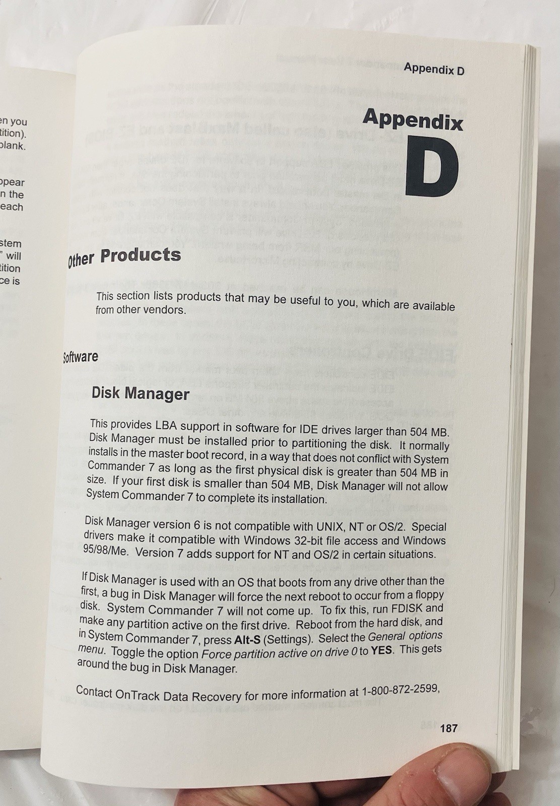 System Commander Version 7 User Manual VCOM Computing Guide Windows Linux (2001)
