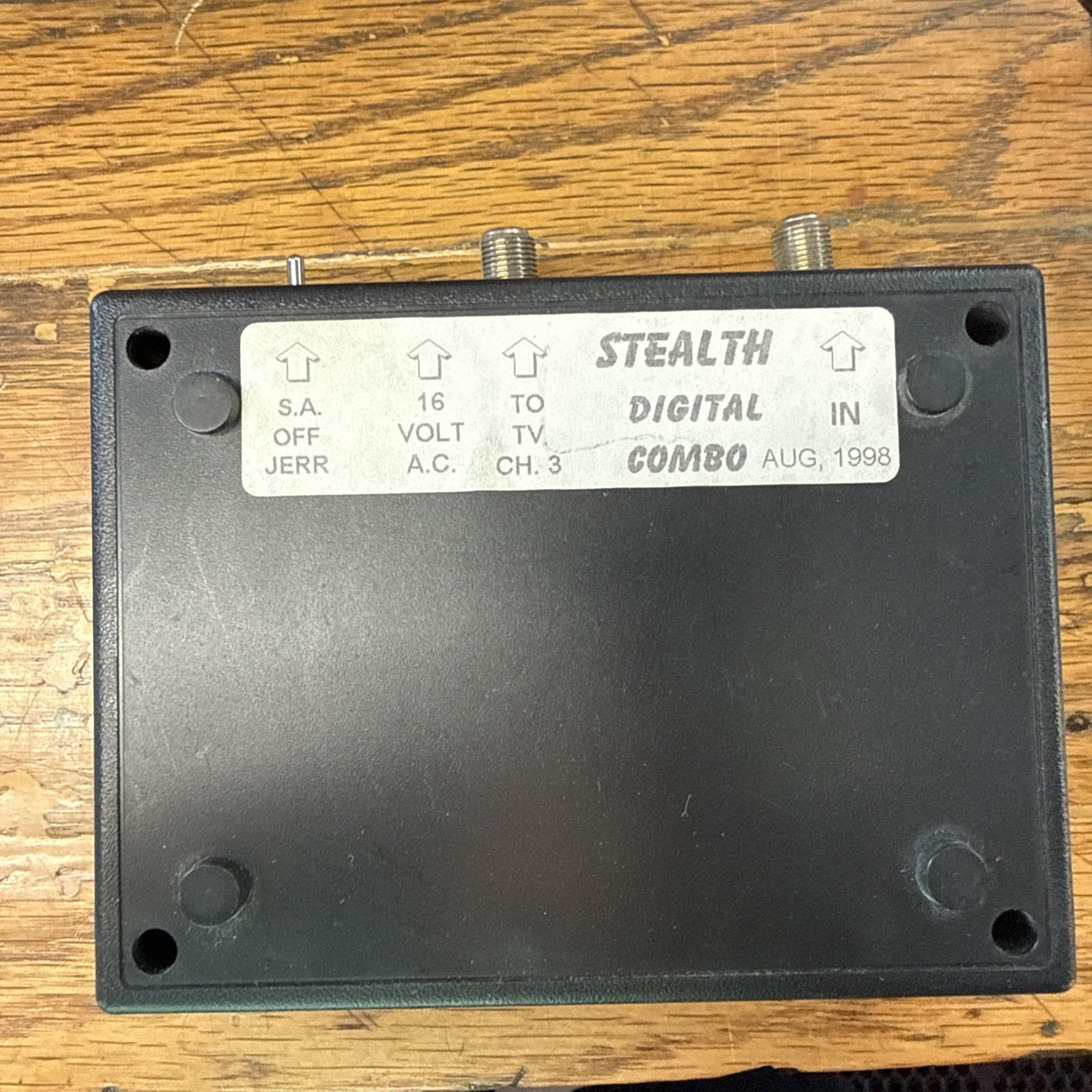 Coax Stealth Digital Combo Box With Ac Adaptor AA-1630