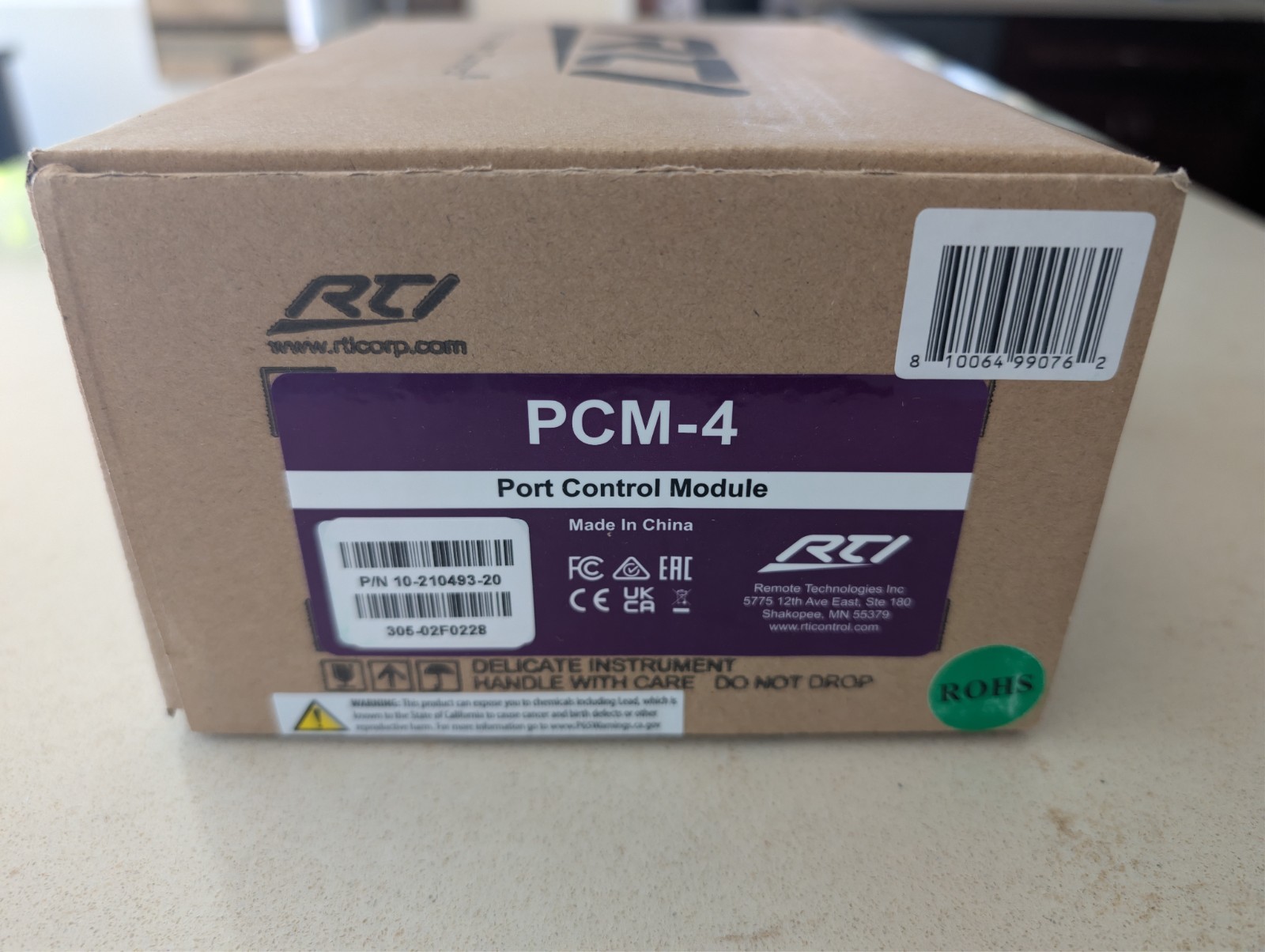 New RTI PCM-4 Four-Port Expansion Control Module 10-210493-20 for XP Processors