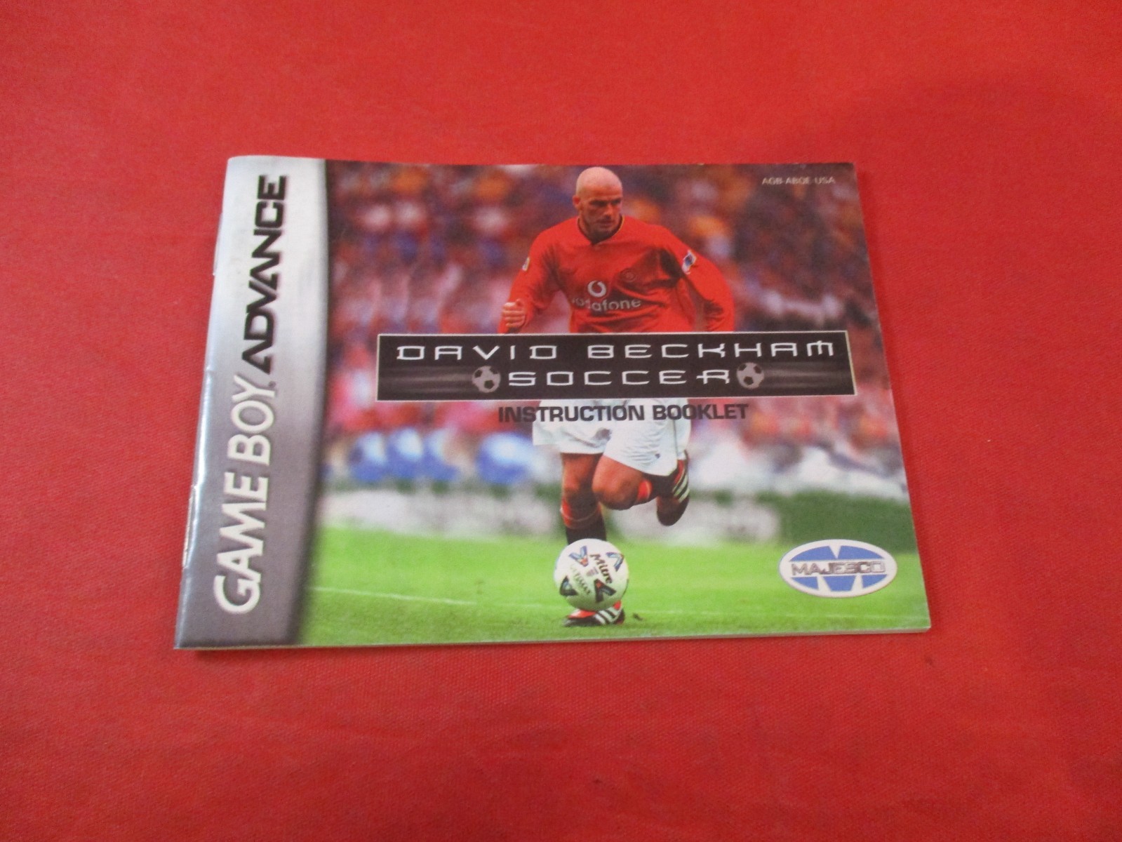 David Beckham Soccer Nintendo Game Boy Advance Instruction Manual Booklet ONLY