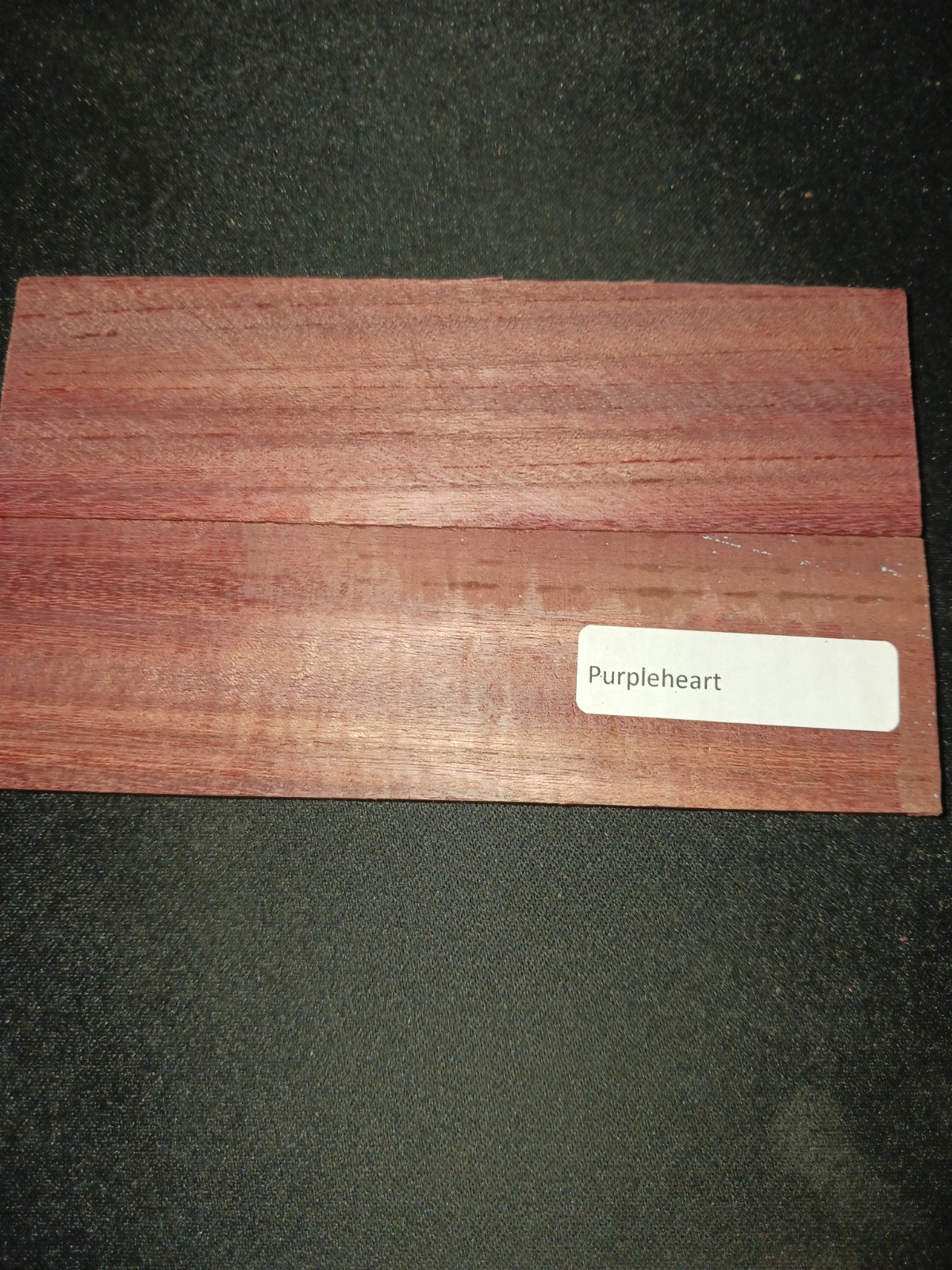 WOOD PURPLEHEART KNIFE SCALE BLANKS***SET OF 2