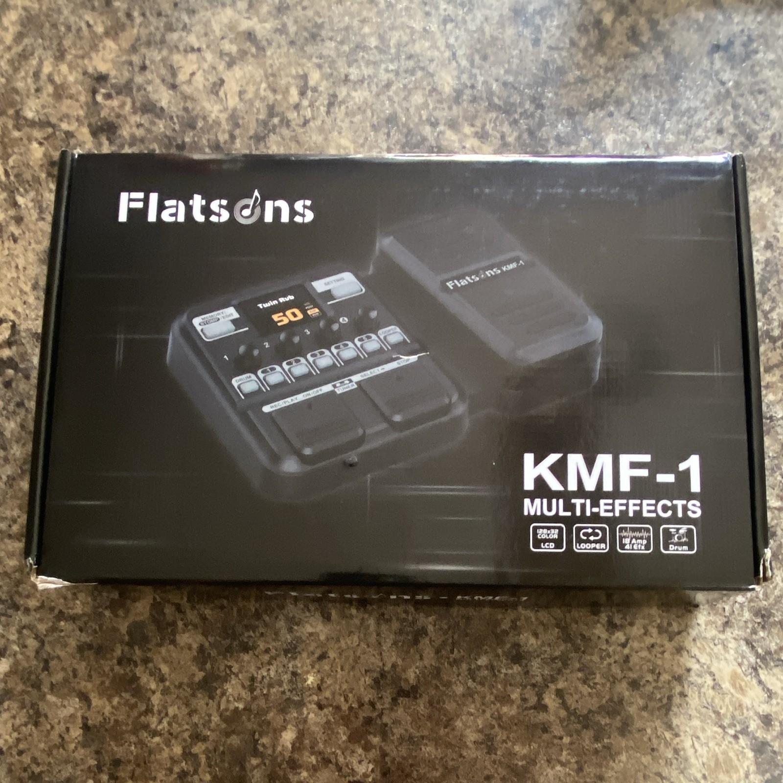 Flatsons KMF-1 Digital Multi-Effects Looper Pedal for Electric Guitar