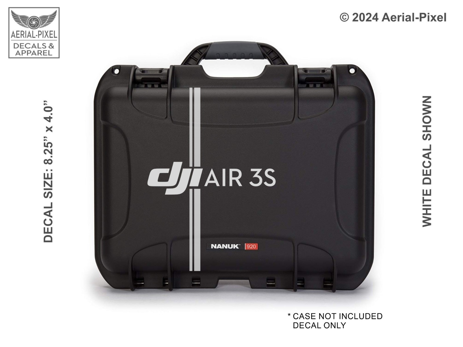 DJI Air 3S Drone Case Decal  for Nanuk Pelican GoProfessional GPC & More