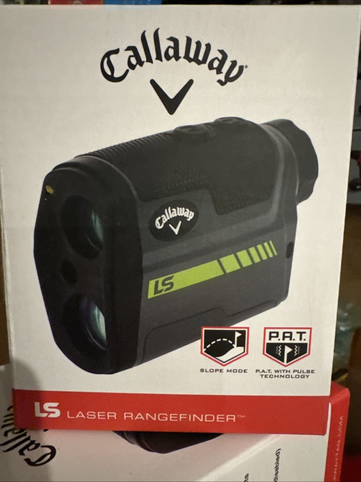 Callaway Golf LS Laser Rangefinder - P.A.T. / Slope / Technology w/ Case