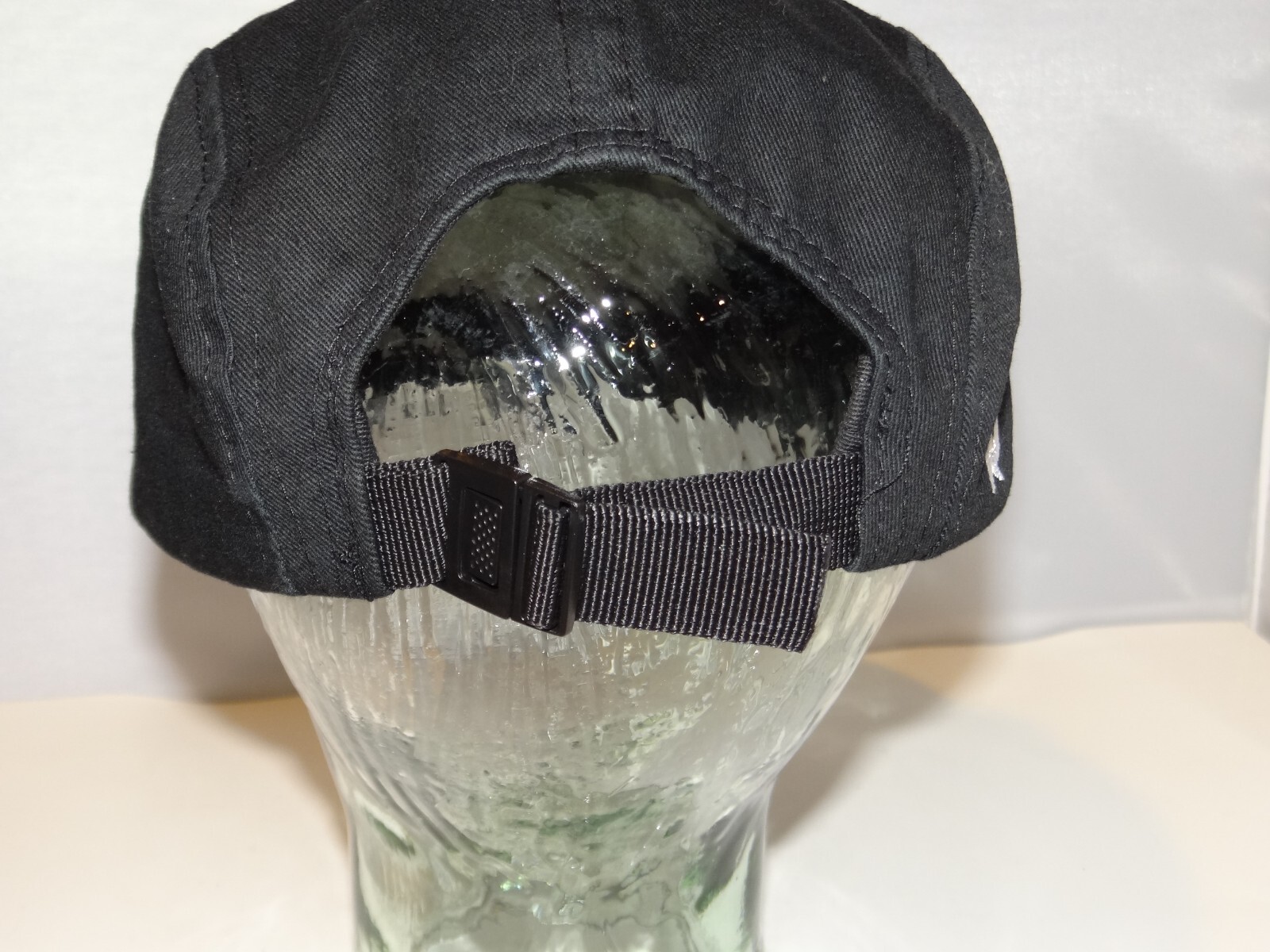 Walrus Audio Strap back Baseball Cap Hat Howling Wolf Patch Five Panel Black