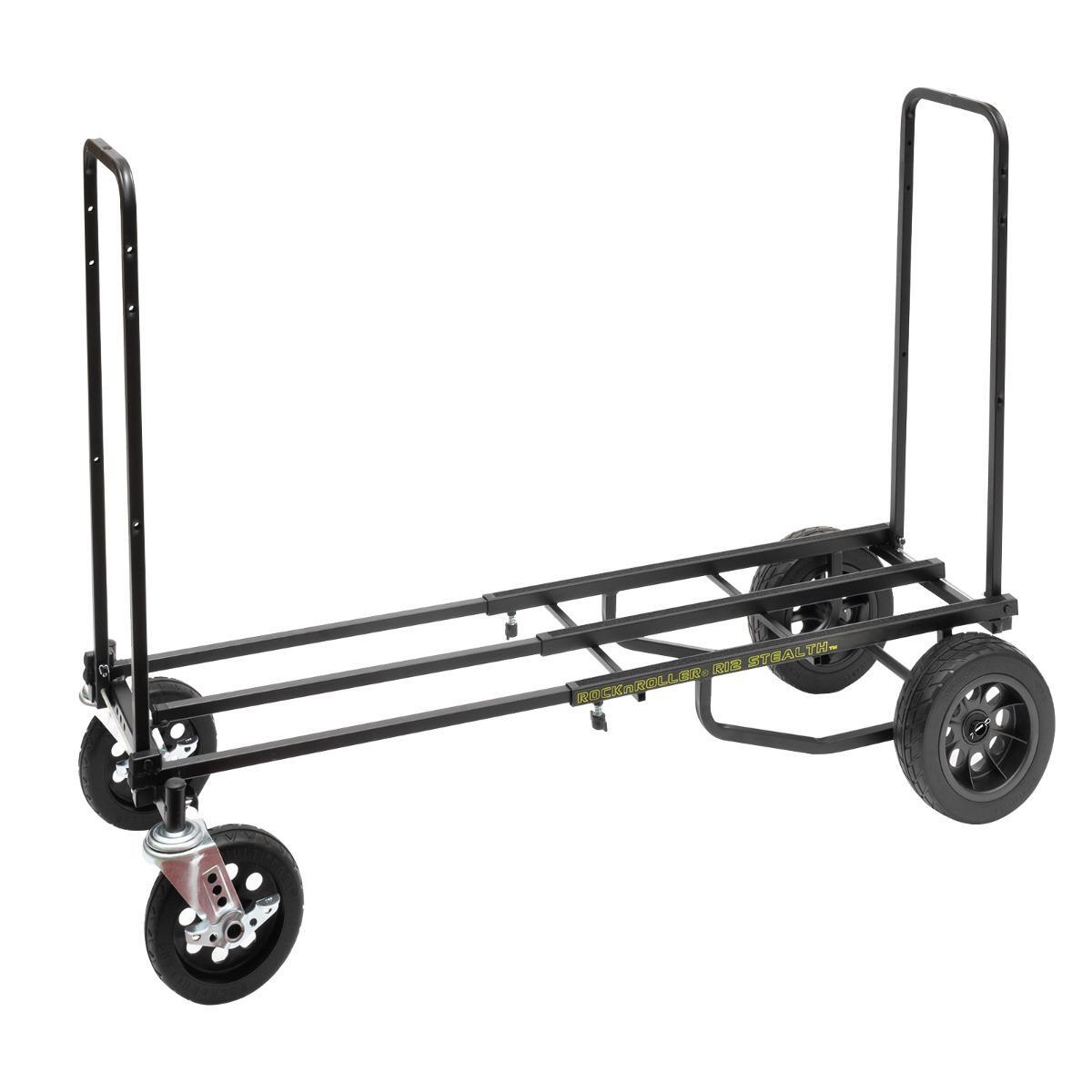 RockNRoller Multi-Cart All Terrain R12STEALTH Equipment Transport Cart in Ste...