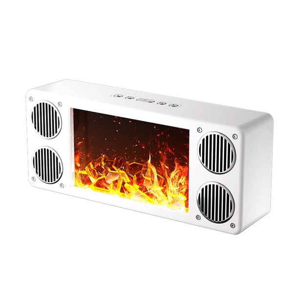 Priority Products 51811163W Portable Bluetooth Speaker With Fm Radio And Firepl