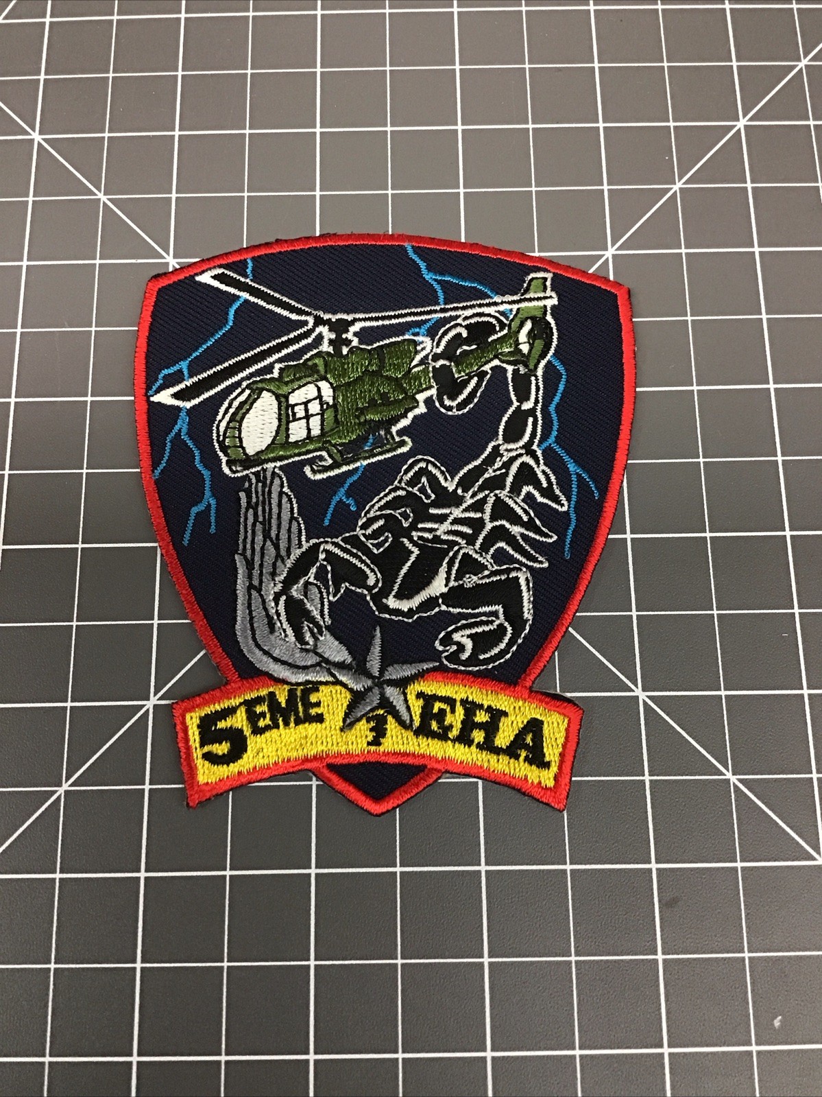 French Military 5th Combat Helicopter Regiment Patch New JJ-4