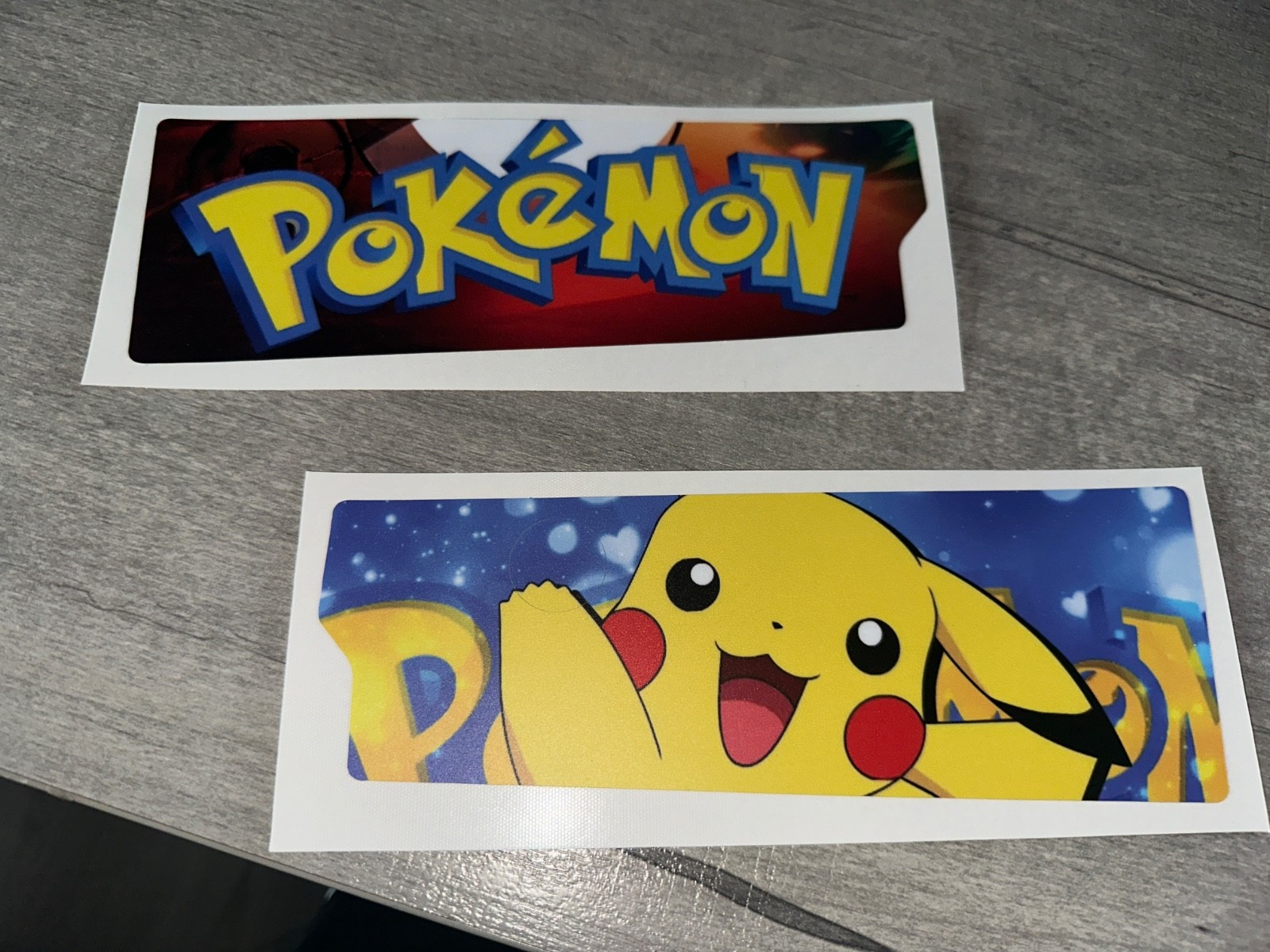 Pokemon Pinball Mod Apron Wall DECAL (Sold as a Pair)