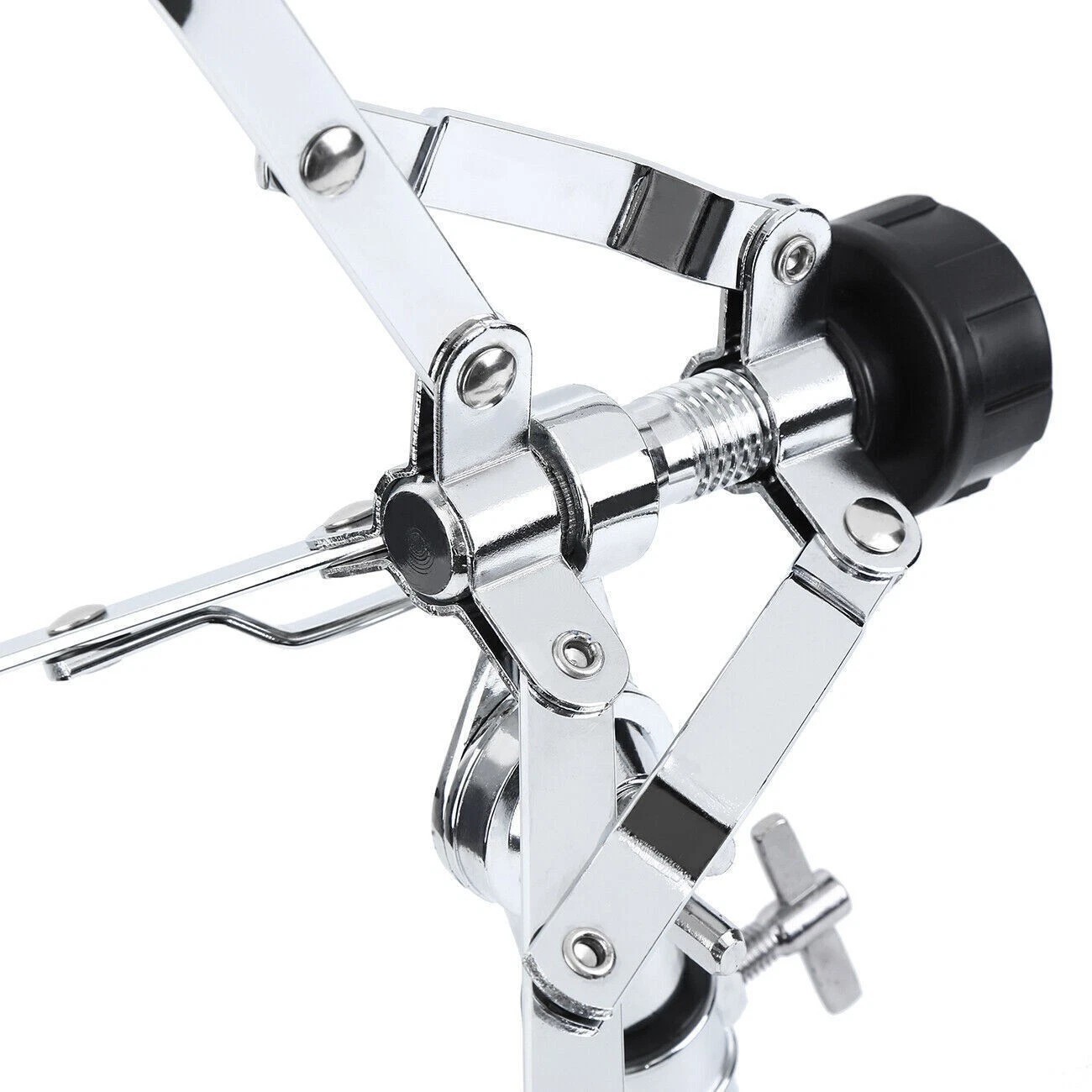 2Pack Snare Drum Stand w Sticks Holder Double Braced Tripod Stand Adjustable