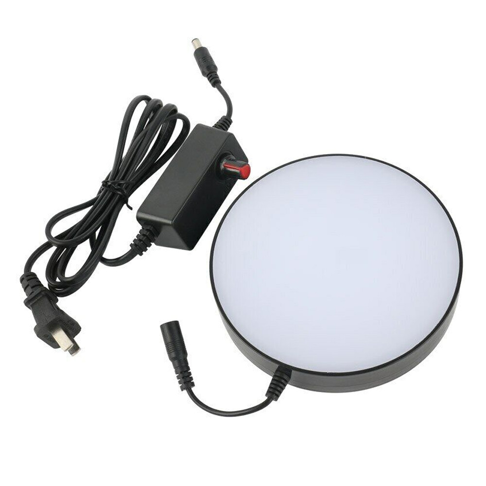 Adjustable Brightness LED Ring Bottom Light Source F Stereo Microscope100-240V