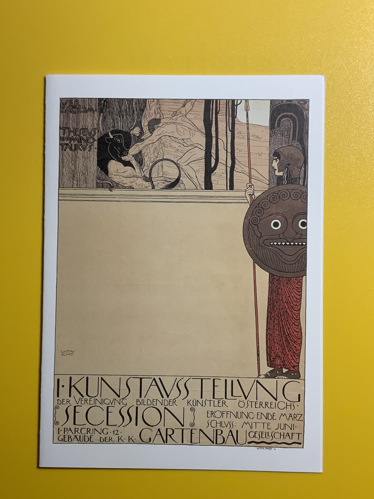 Galerie St. Etienne The Viennese Line 1996 Exhibition Card 1996 NYC NY